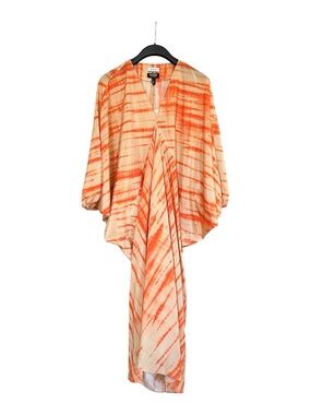 NWT COS Tabata Shibori Oversized Tie-Dye Silk Kaftan Dress US4